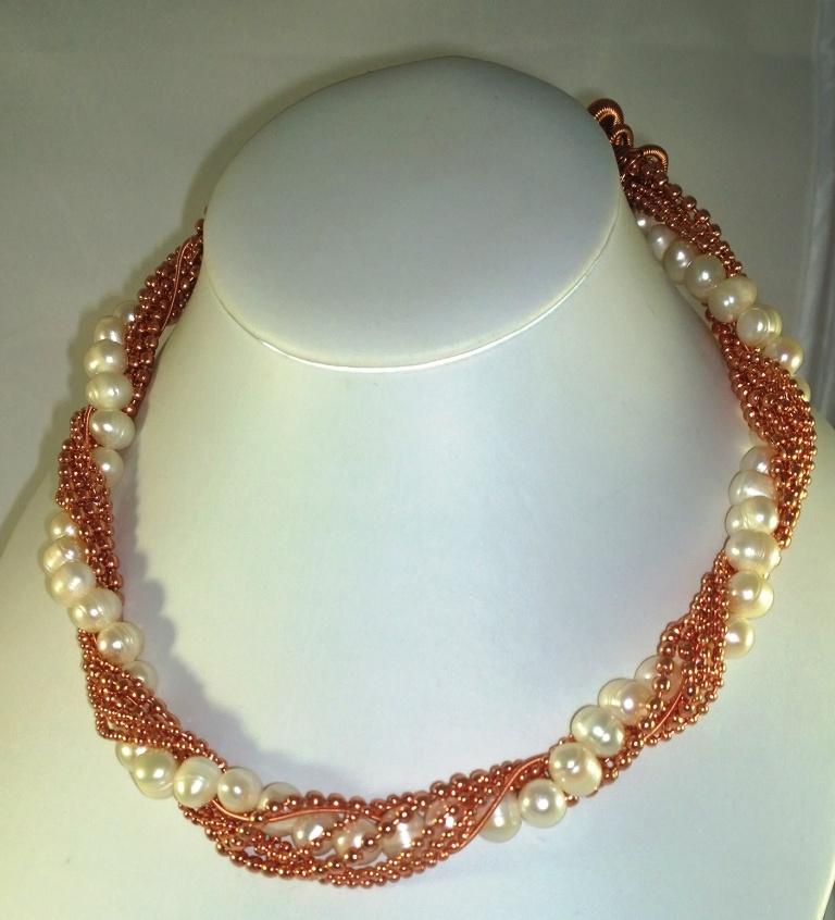 Freshwater Pearl & Rose Gold