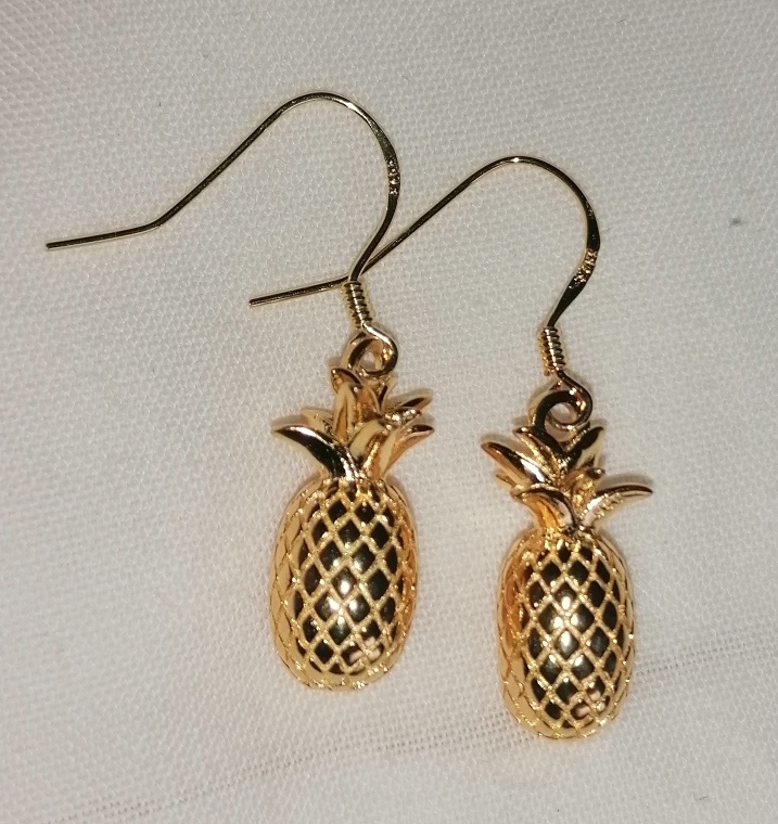 Gold Plated Sterling Silver Pineapples