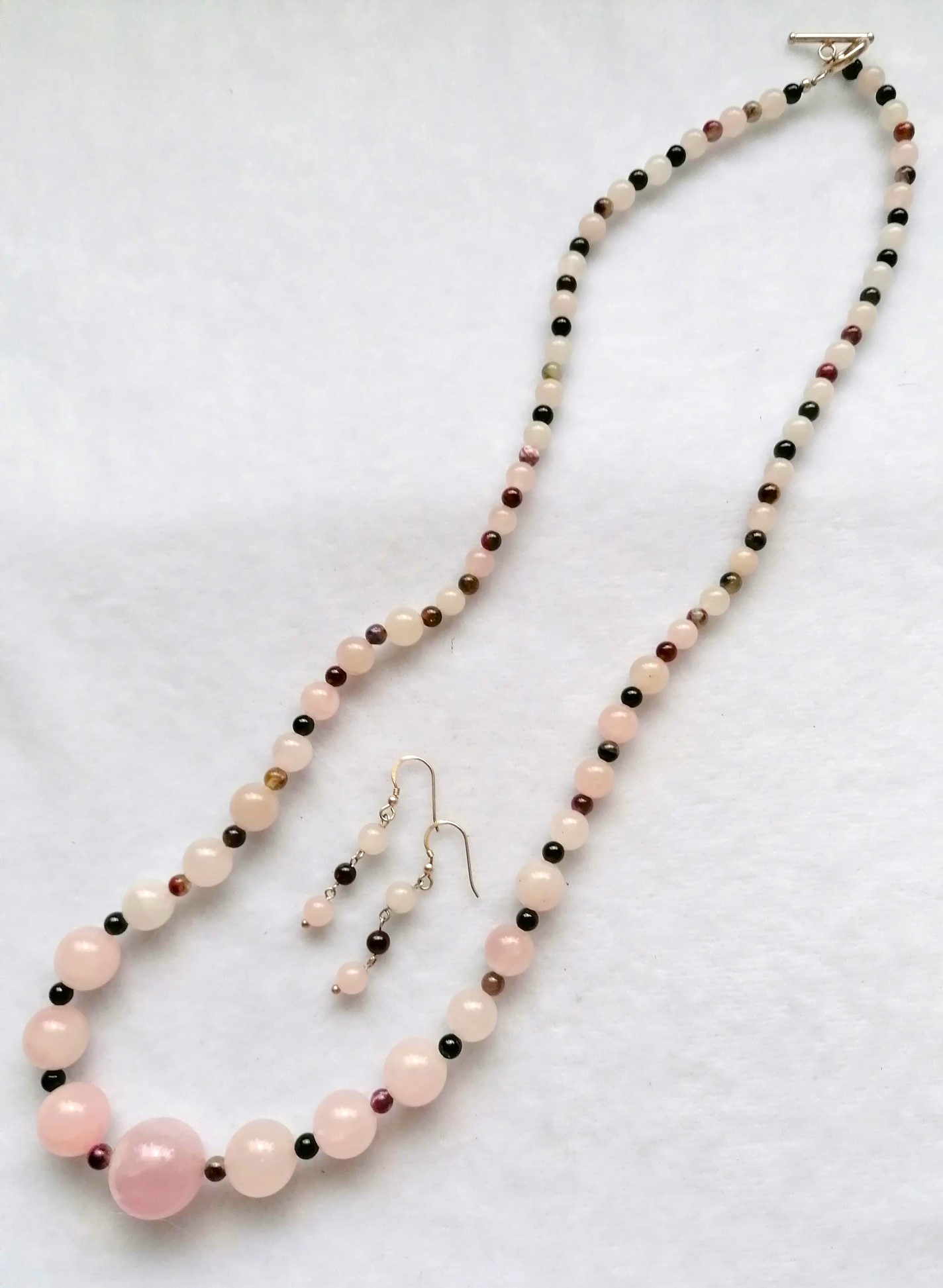 Rose Quartz & Tourmaline