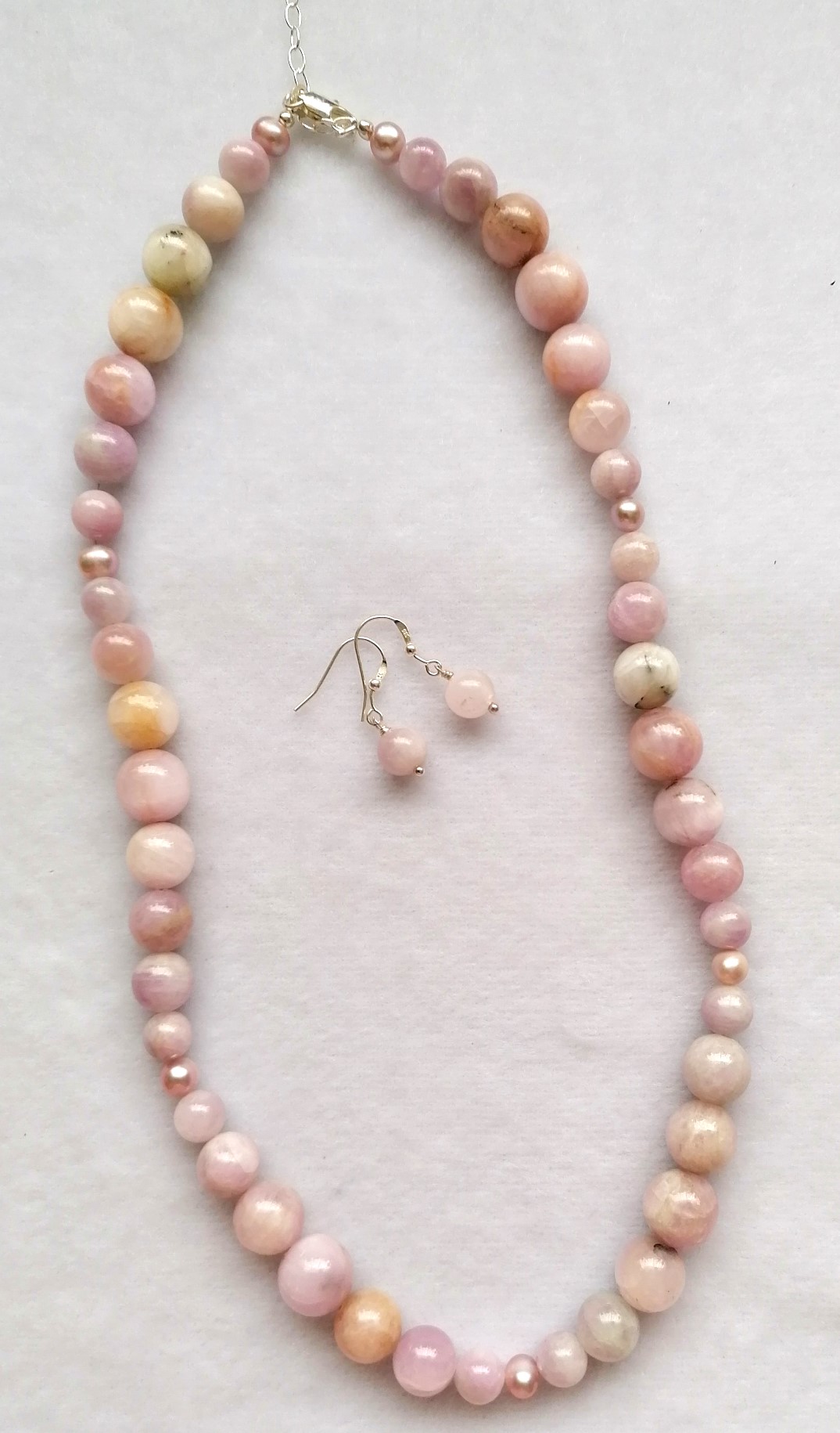 Kunzite & Freshwater Pearl