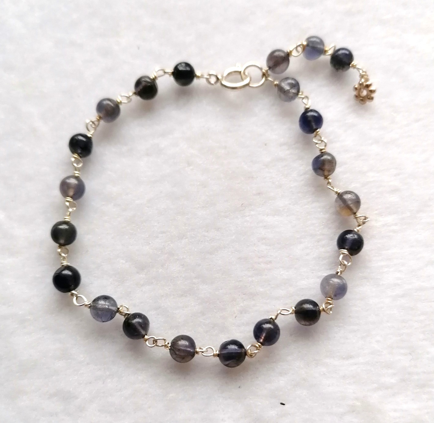 Iolite Rosary Link