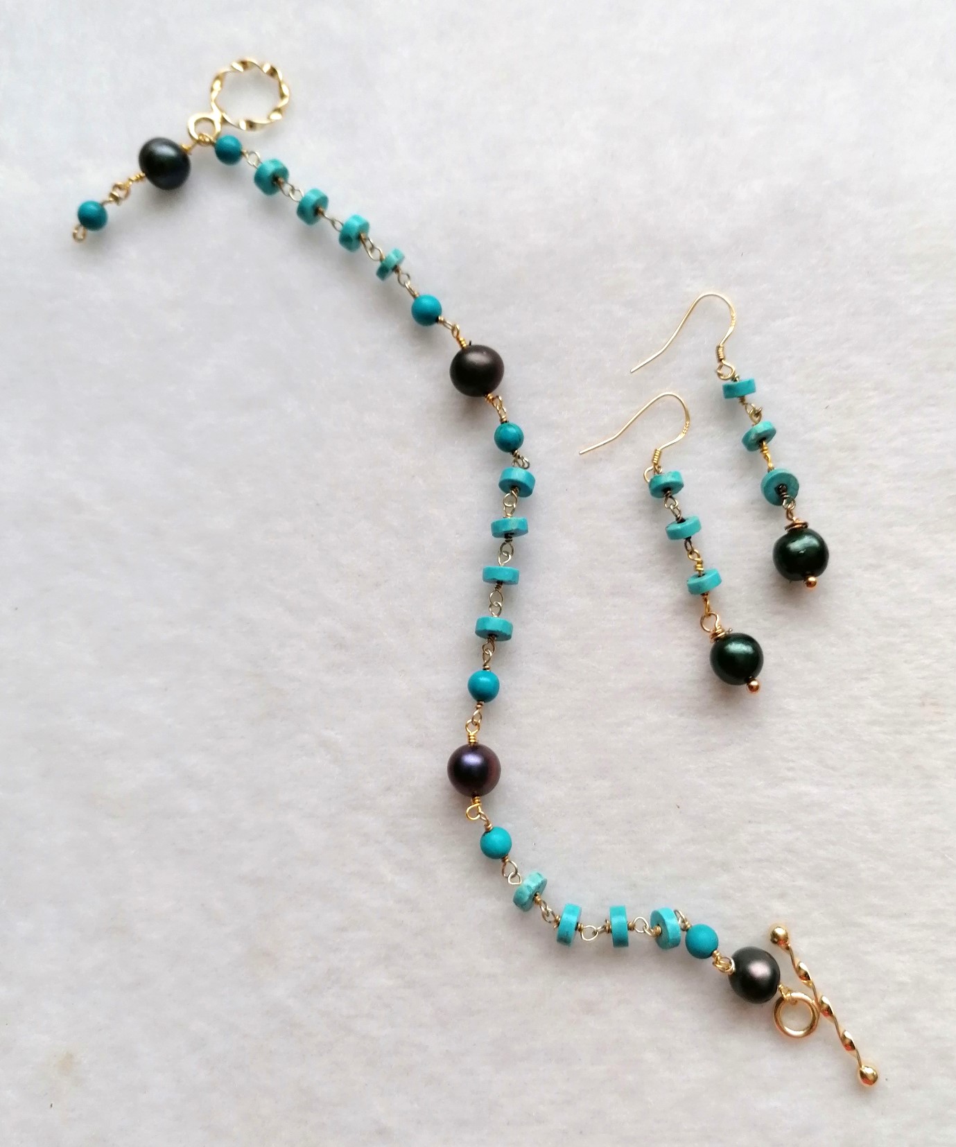 Freshwater Pearl & Turquoise