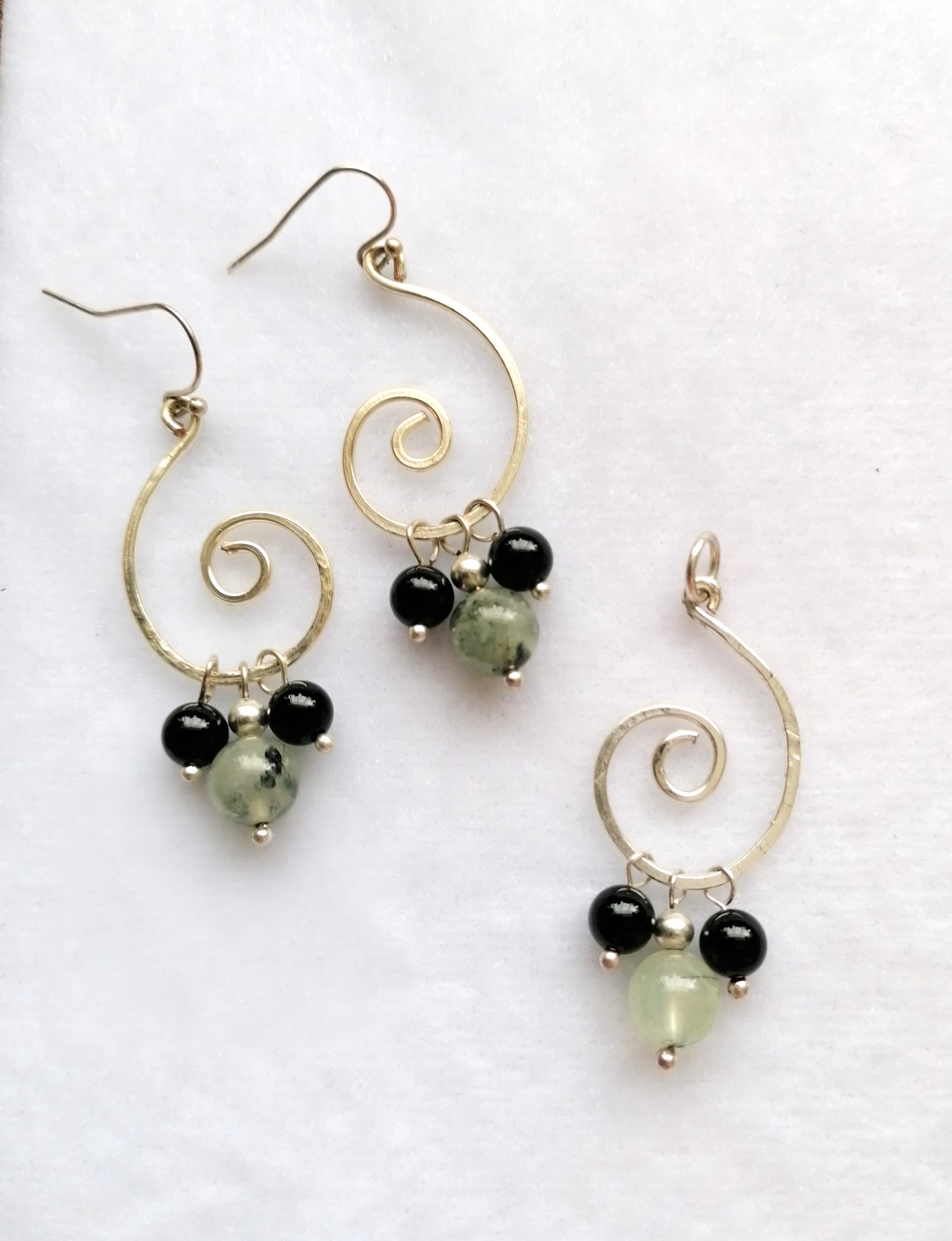 Prehnite & Agate Set