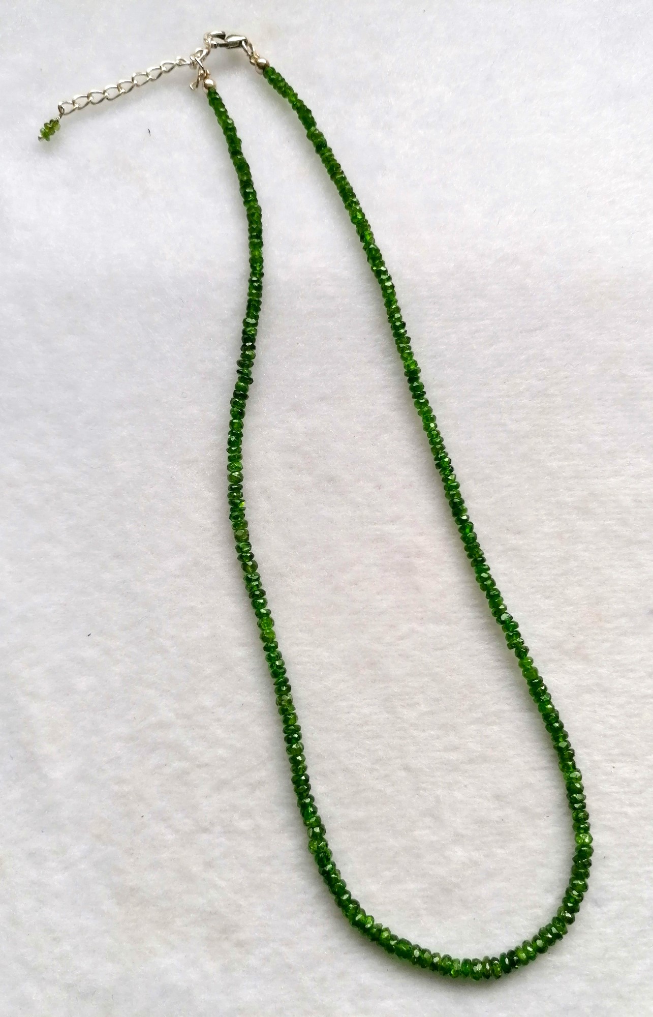 Chrome Diopside Rondelles