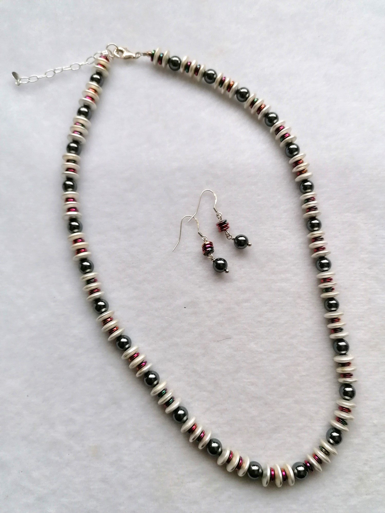 Hematite Multi-colour - Sterling Silver