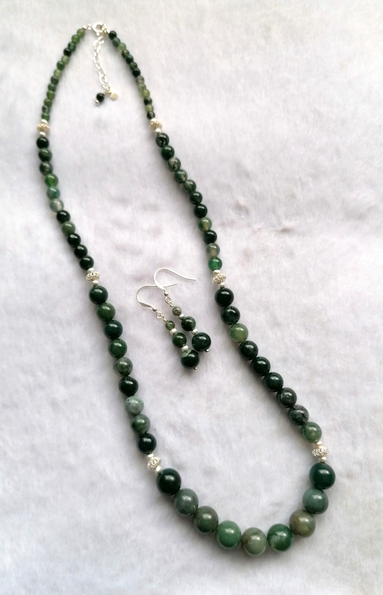 Moss Agate - Sterling Silver