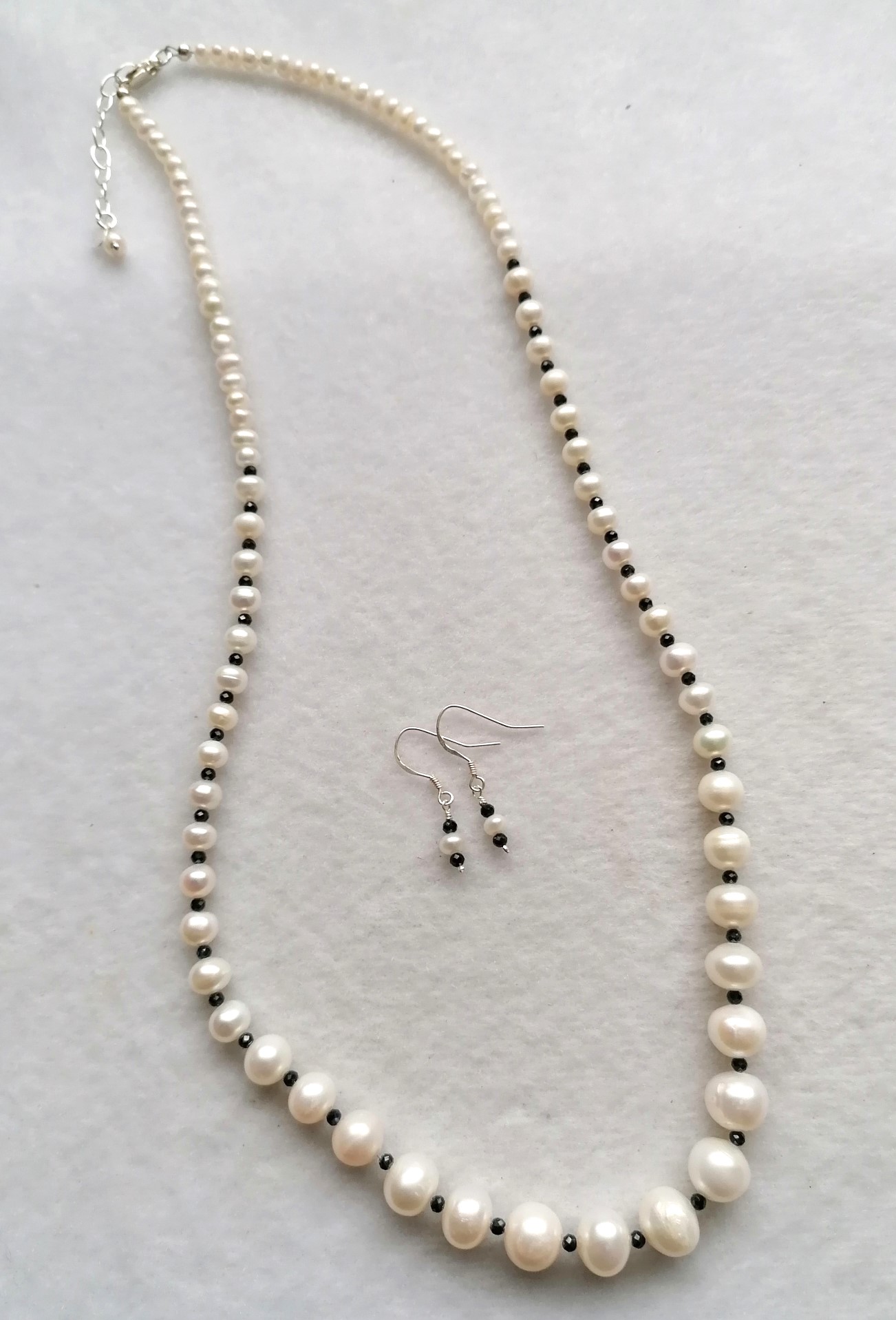 Freshwater Pearl with Sapphire