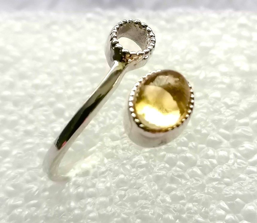 Citrine Adjustable Ring