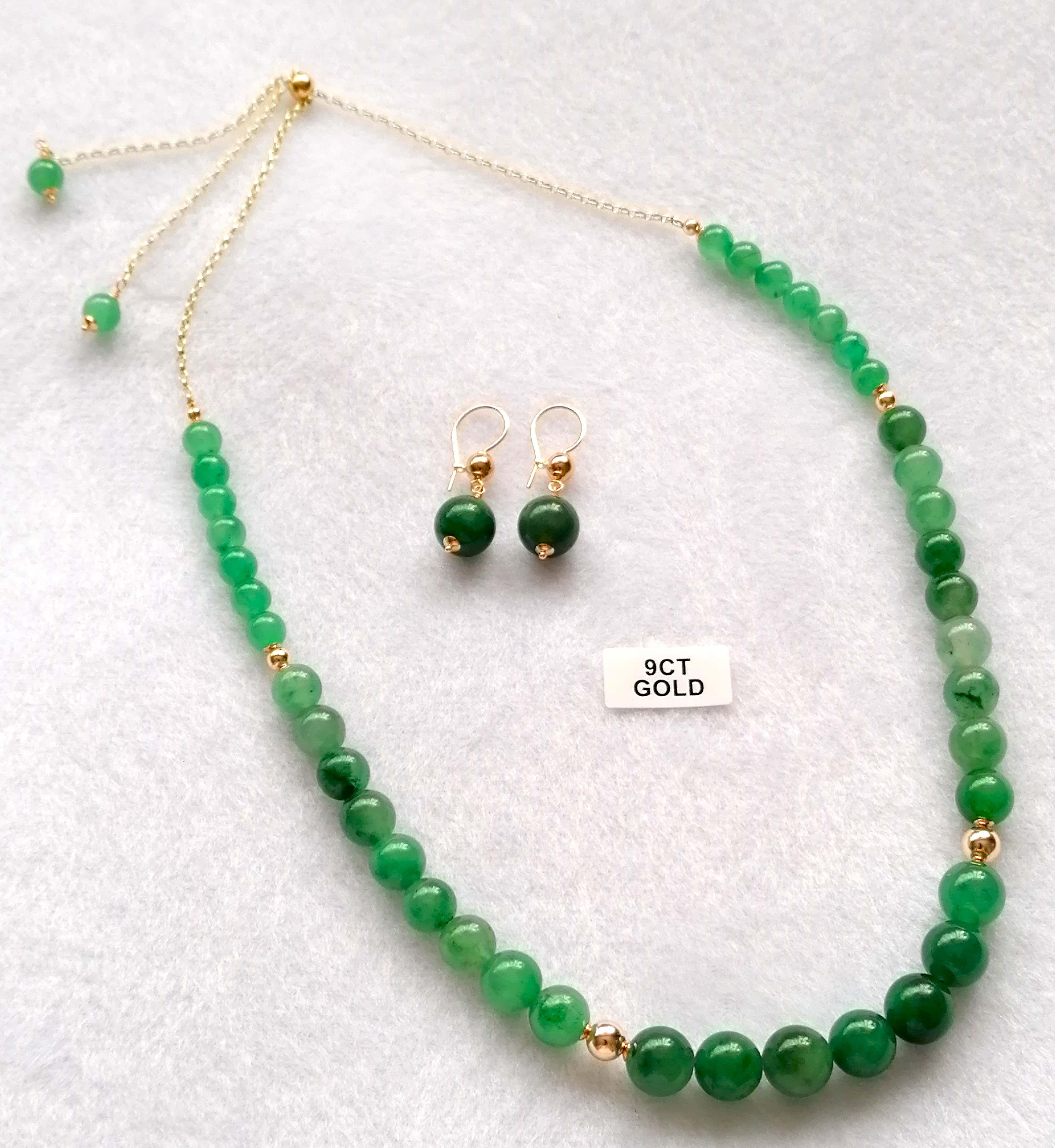 Dulong Jade 9ct set