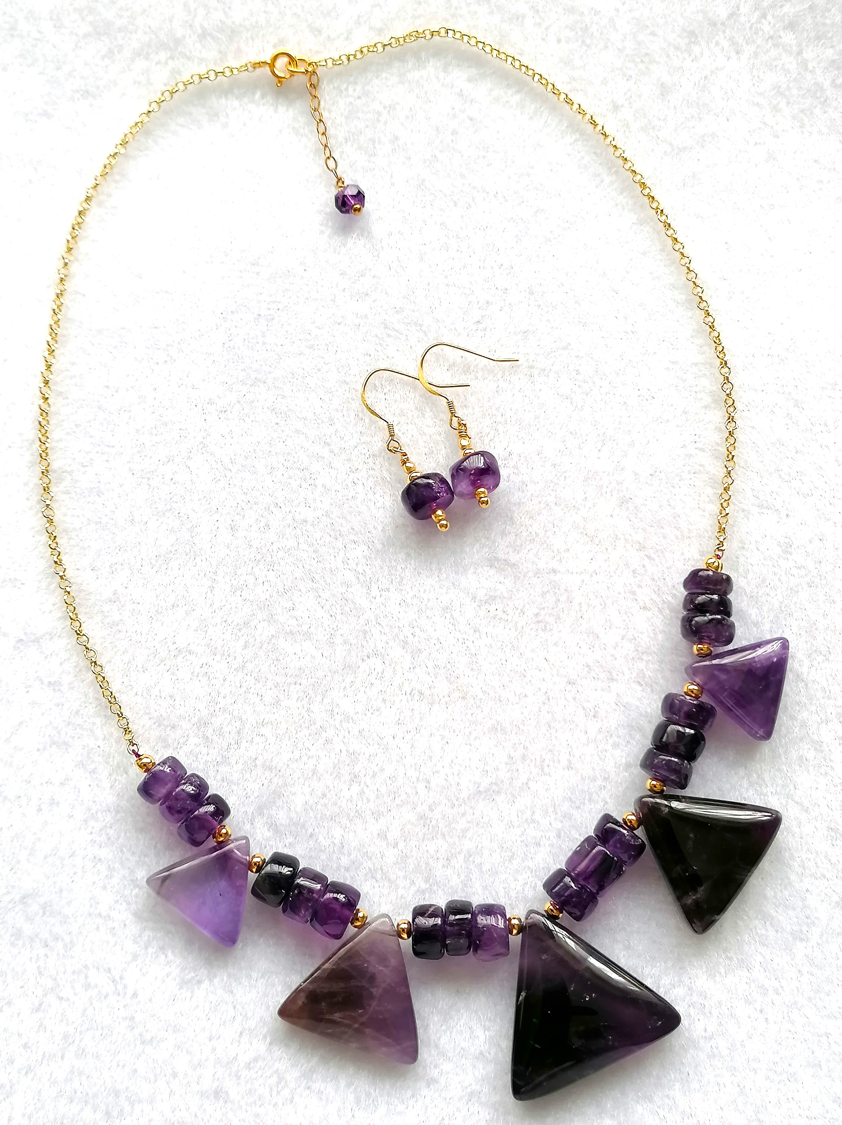 Amethyst Triangles