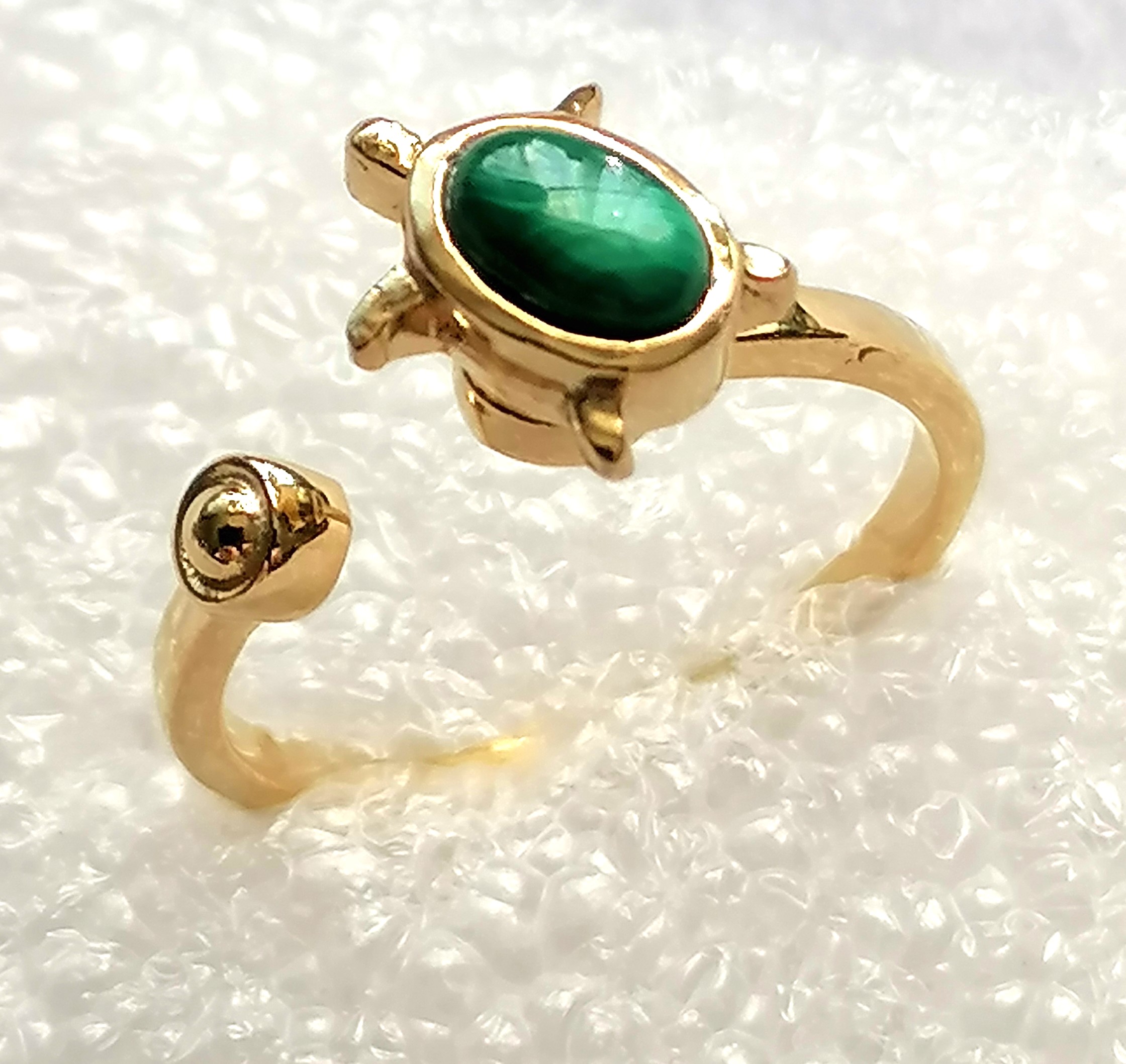 Malachite Spinner Ring