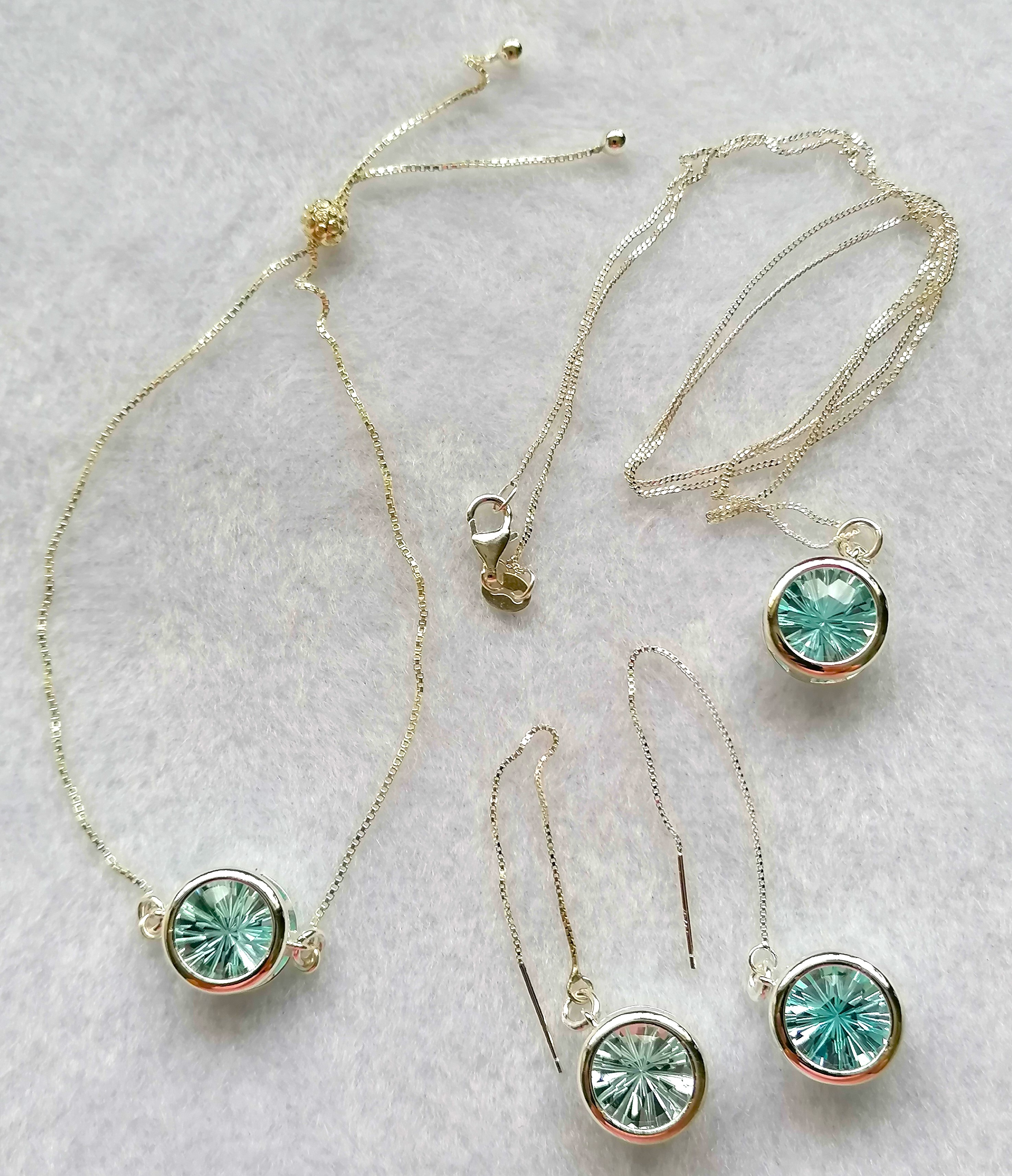 Sky Blue Topaz Set