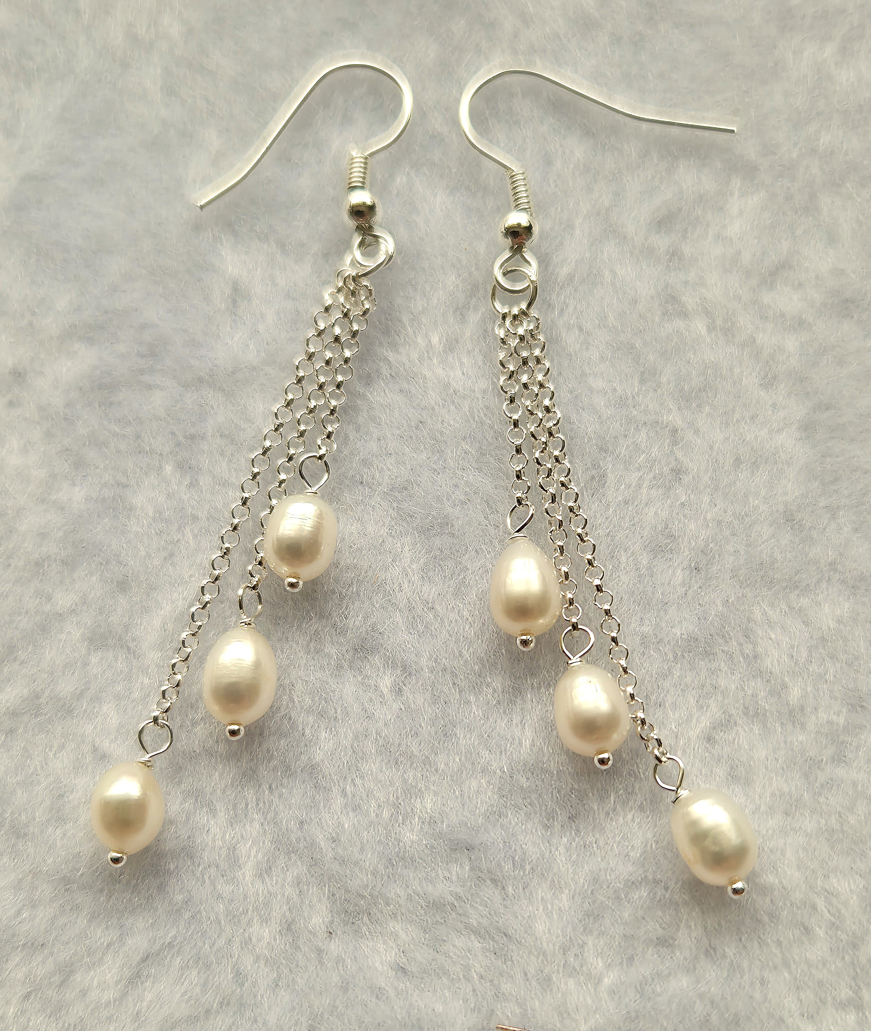 Freshwater Pearl Triple Drop